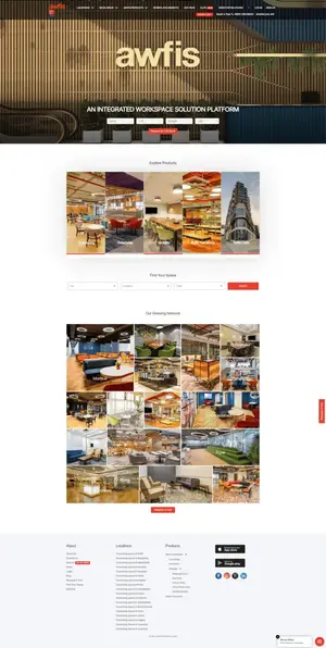 Awfis website